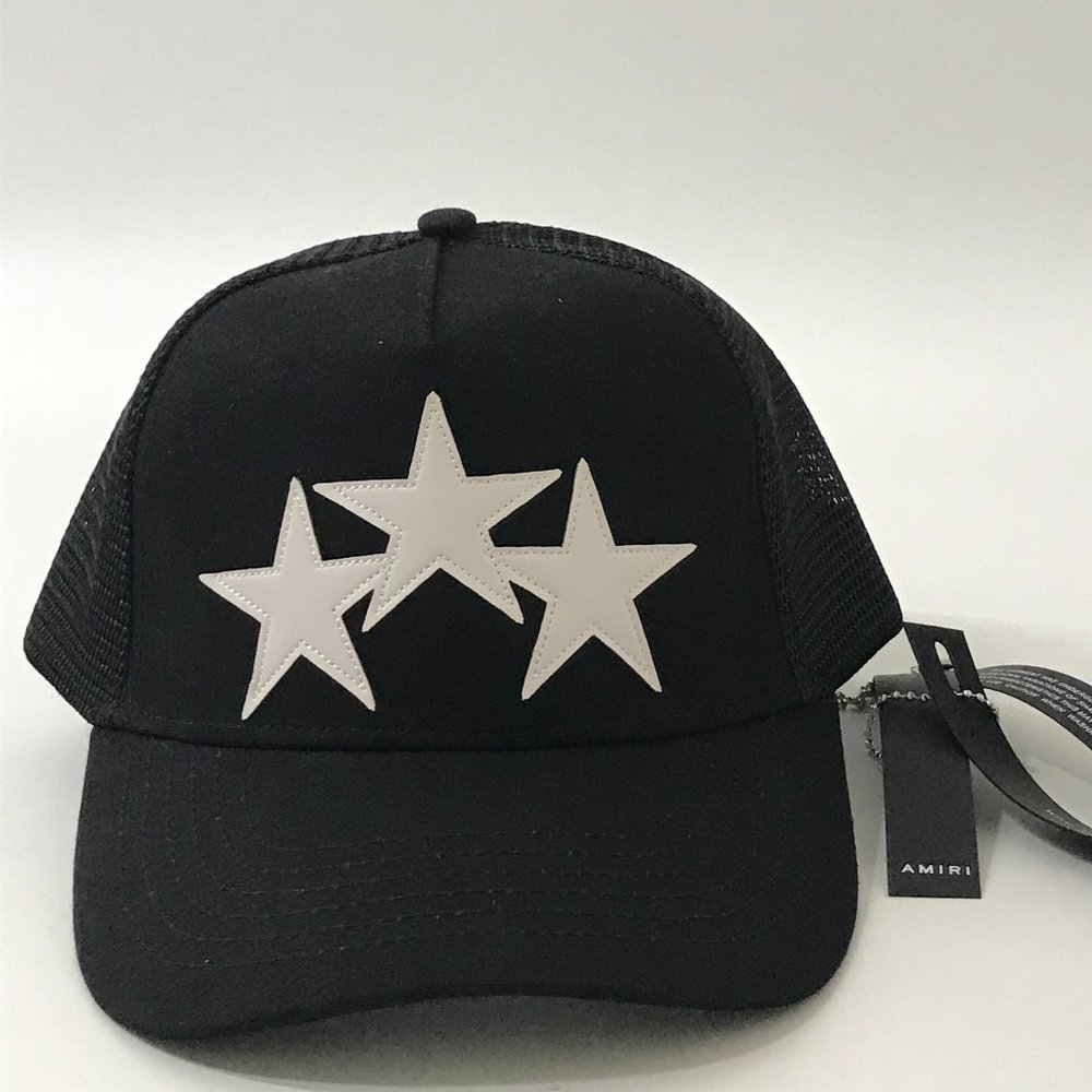 Amiri 3 Star Trucker Hat